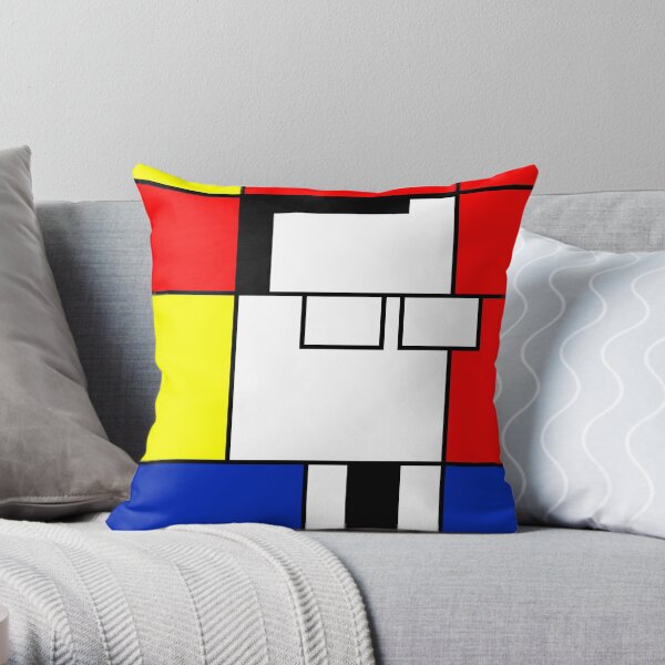 Ambedkar - Mondrian style Throw Pillow