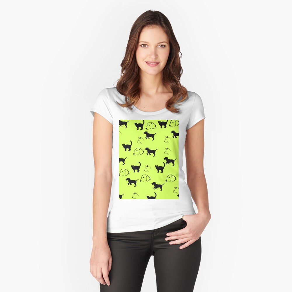 Item preview, Fitted Scoop T-Shirt designed and sold by Semapemodiba.