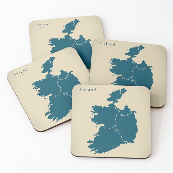 Item preview, Modern Map - Ireland with counties map IE designed and sold by Ingo Menhard.