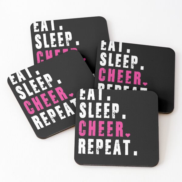 Item preview, Eat Sleep Cheer Repeat designed and sold by Simoel12.