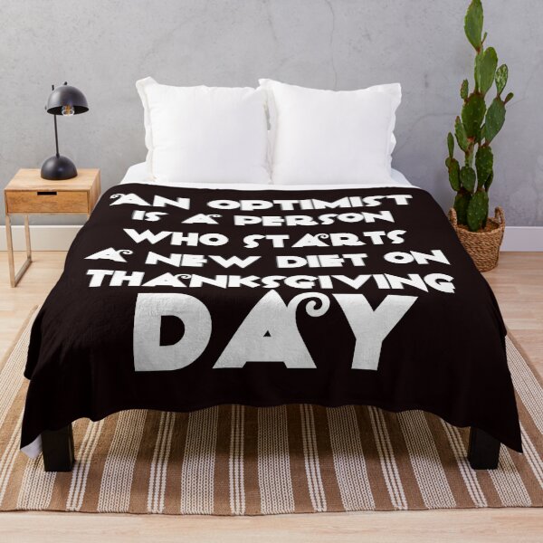 Item preview, An optimist is a person who starts a new diet on Thanksgiving Day designed and sold by Rachid-Art.