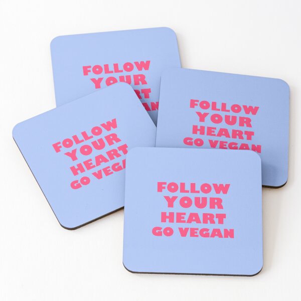 Item preview, Follow Your Heart. Go Vegan designed and sold by katinkacares.
