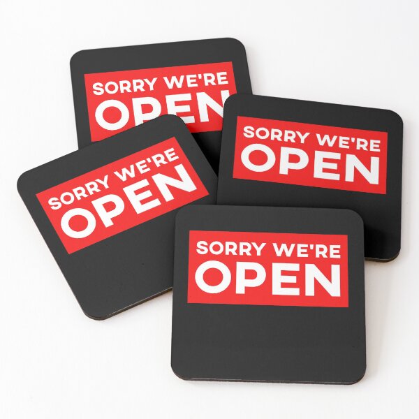 Item preview, Sorry We're Open funny Sarcastic gift  designed and sold by alfa-rouk.