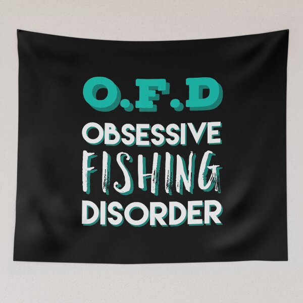 Item preview, Funny Fishing Lovers gift,  Obsessive Fishing Disorder designed and sold by AmazingEcraft.