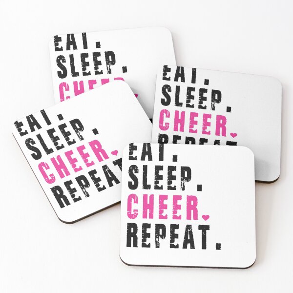 Item preview, Eat Sleep Cheer Repeat designed and sold by Simoel12.