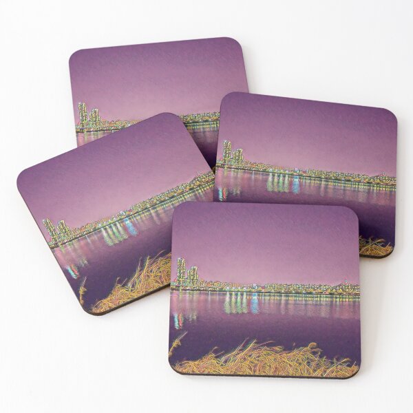 Item preview, Riverside landscape, Han River, Seoul, South Korea designed and sold by dkdk-kdk.