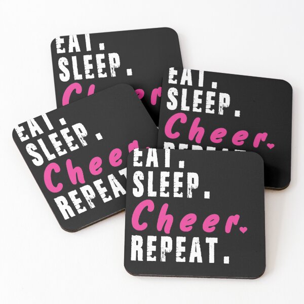 Item preview, Eat Sleep Cheer Repeat designed and sold by Simoel12.