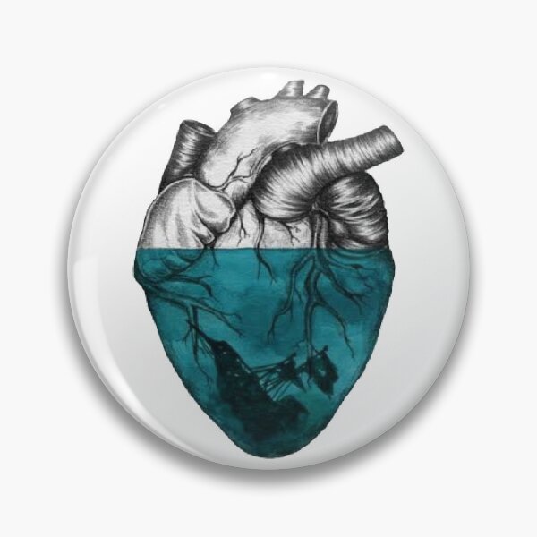 Item preview, Ocean heart sinking boat designed and sold by RIAD16.