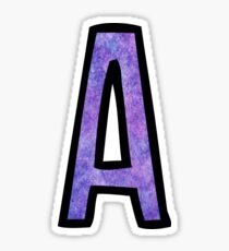 Letter A Sticker