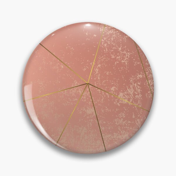 Item preview, Rose gold geometric grunge pattern designed and sold by cinnamonbay.