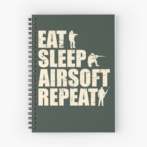 Item preview, Eat Sleep Airsoft Repeat designed and sold by justjonboy.