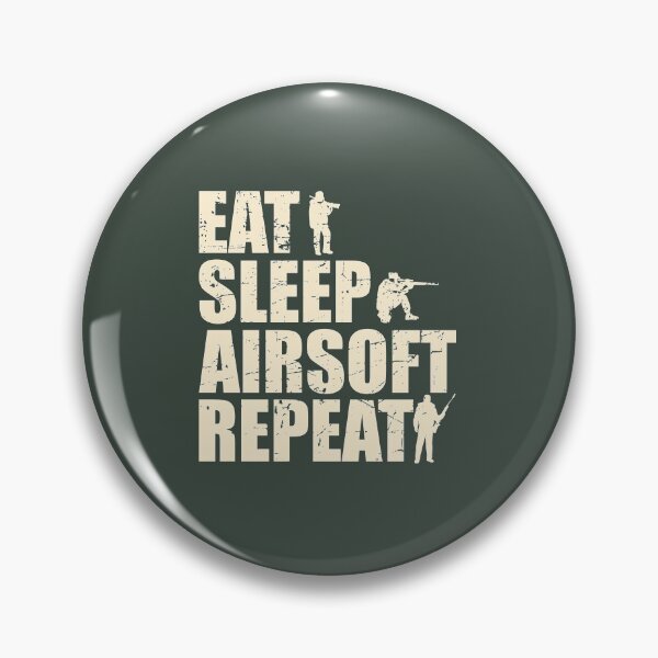 Item preview, Eat Sleep Airsoft Repeat designed and sold by justjonboy.