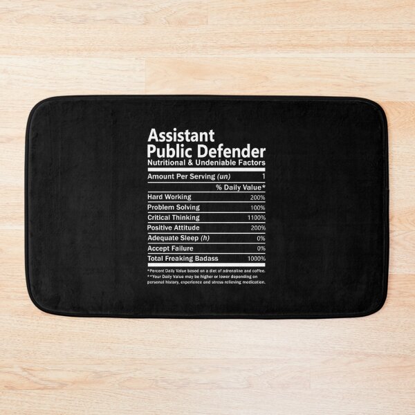 Item preview, Assistant Public Defender T Shirt - Nutritional And Undeniable Factors Gift Item Tee designed and sold by oltonomer8.
