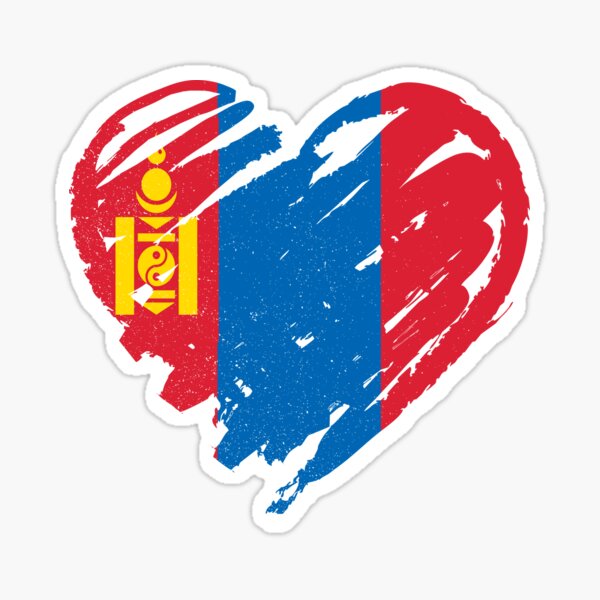 Aperçu de l'œuvre J'aime la Mongolie créée et vendue par feether-store.
