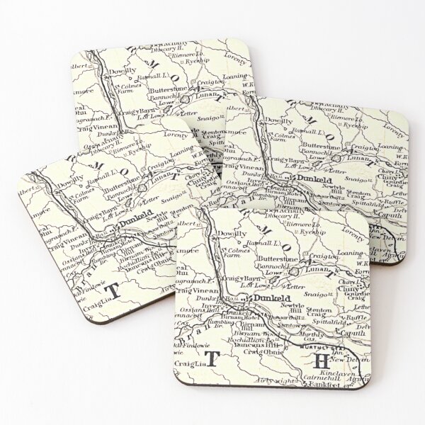 Item preview, DUNKELD & surrounding area map 1898 designed and sold by yourscotland.