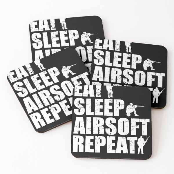 Item preview, Eat Sleep Airsoft Repeat designed and sold by justjonboy.