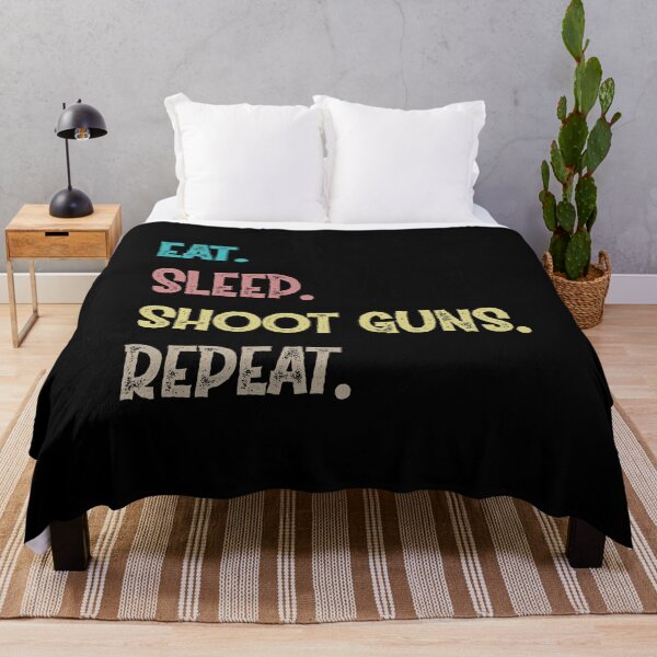 Item preview, Eat. Sleep. Shoot Guns. Repeat. designed and sold by Life Shop.