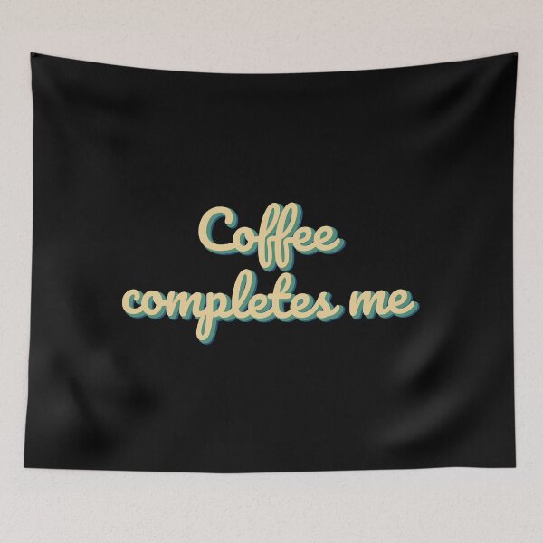 Item preview, Coffee completes me again designed and sold by AllInCoffee.
