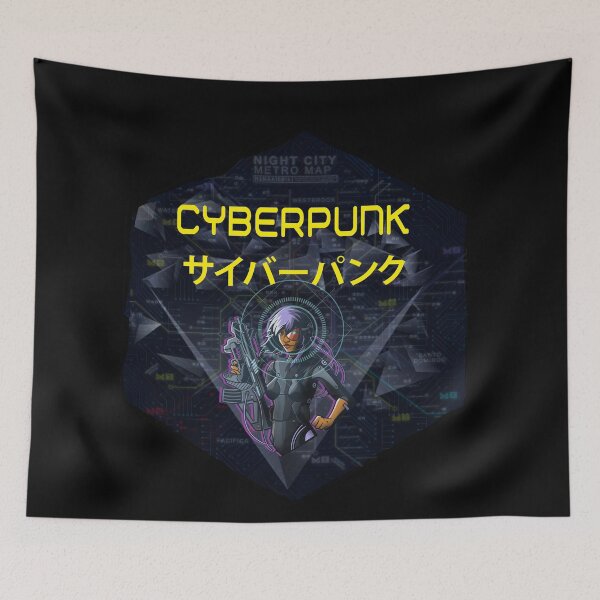 Item preview, Cyberpunk - Night City Woman designed and sold by clubtee.