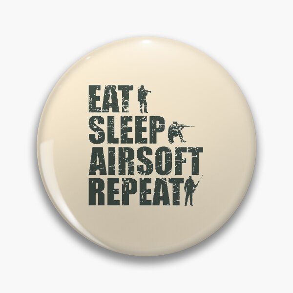 Item preview, Eat Sleep Airsoft Repeat designed and sold by justjonboy.