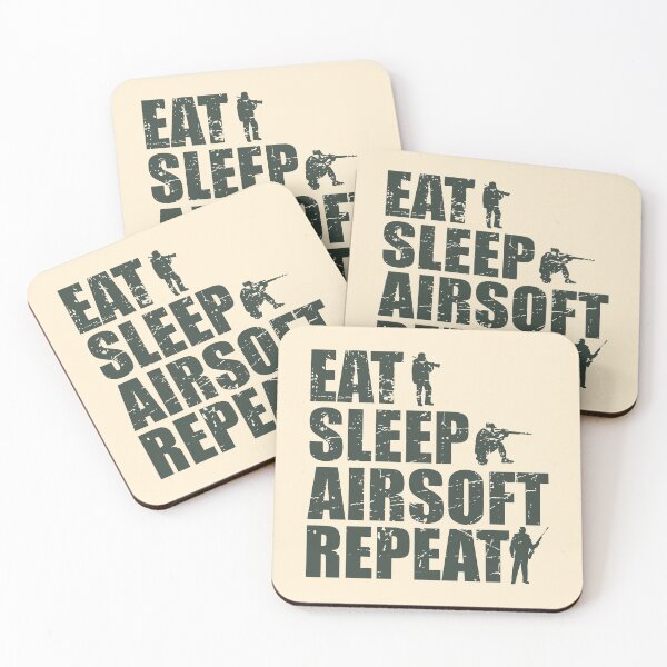 Item preview, Eat Sleep Airsoft Repeat designed and sold by justjonboy.