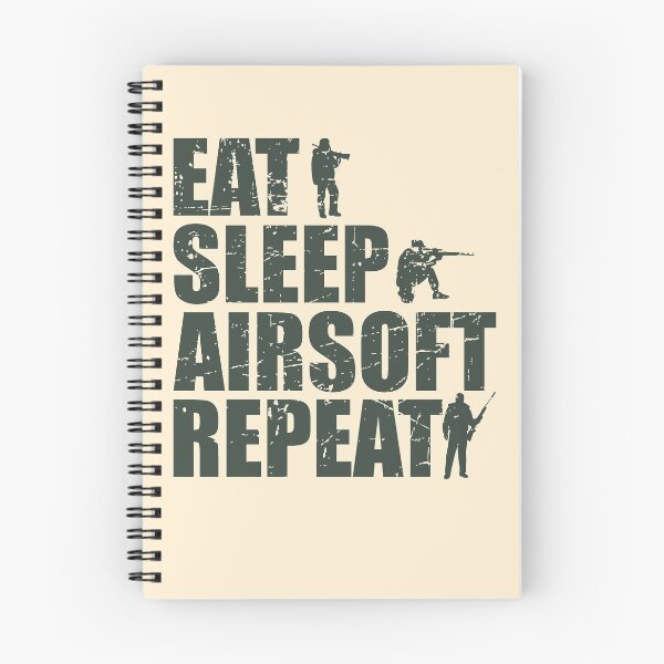 Item preview, Eat Sleep Airsoft Repeat designed and sold by justjonboy.