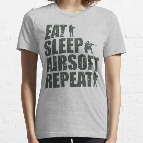 Eat Sleep Airsoft Repeat Essential T-Shirt