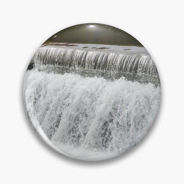 Item preview, Silver Flow and Bubbles - Etienne Brule Humber River Dam designed and sold by Georgia Mizuleva.