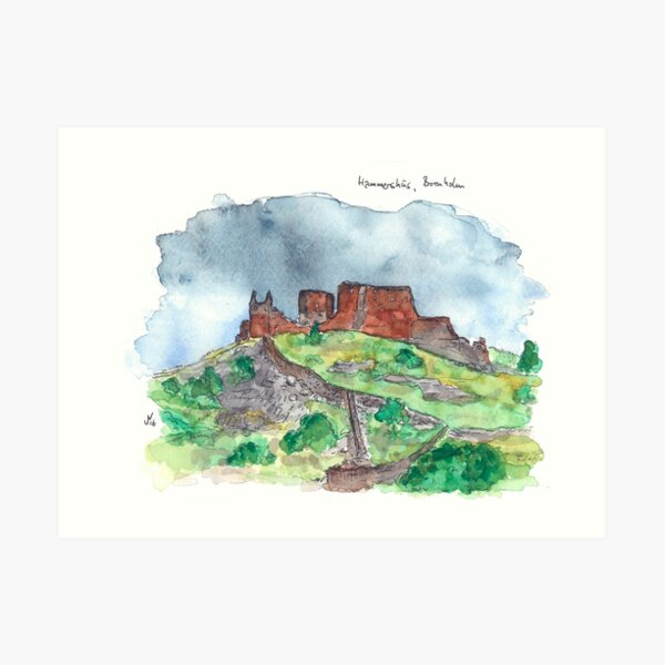 Hammershus Art Print