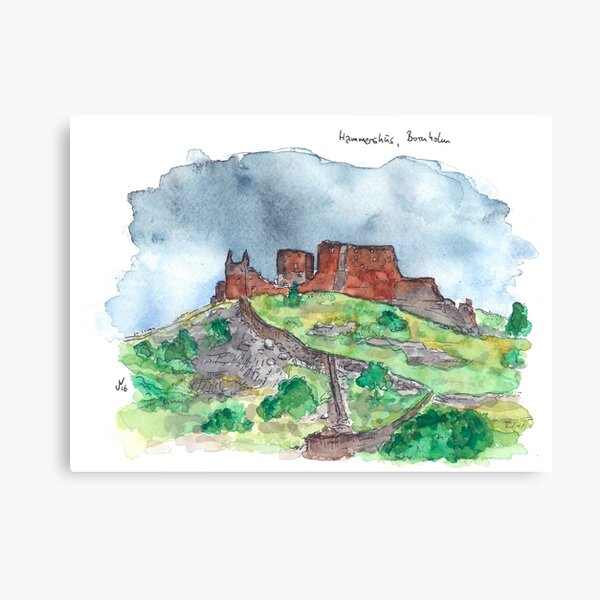 Hammershus Canvas Print
