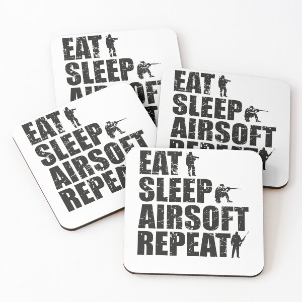 Item preview, Eat Sleep Airsoft Repeat designed and sold by justjonboy.