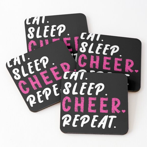 Item preview, Eat Sleep Cheer Repeat designed and sold by Simoel12.