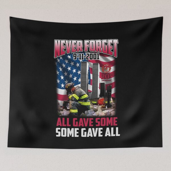 Item preview, Never Forget 9-11-2001 20th Anniversary Funny Firefighters designed and sold by omerherbert.