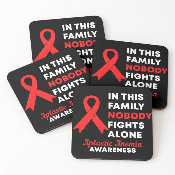 Item preview, In This Family Nobody Fights Alone Aplastic Anemia Awareness designed and sold by Color-Sparkle.