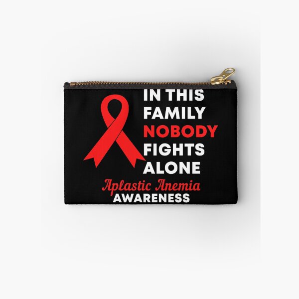Item preview, In This Family Nobody Fights Alone Aplastic Anemia Awareness designed and sold by Color-Sparkle.