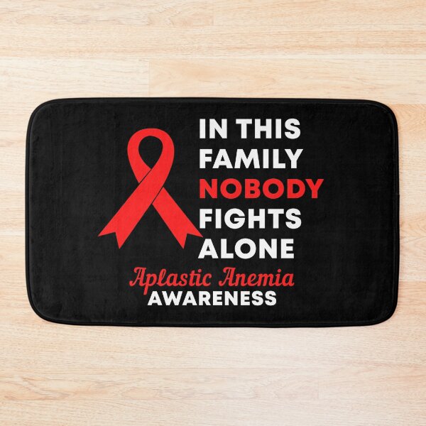 Item preview, In This Family Nobody Fights Alone Aplastic Anemia Awareness designed and sold by Color-Sparkle.