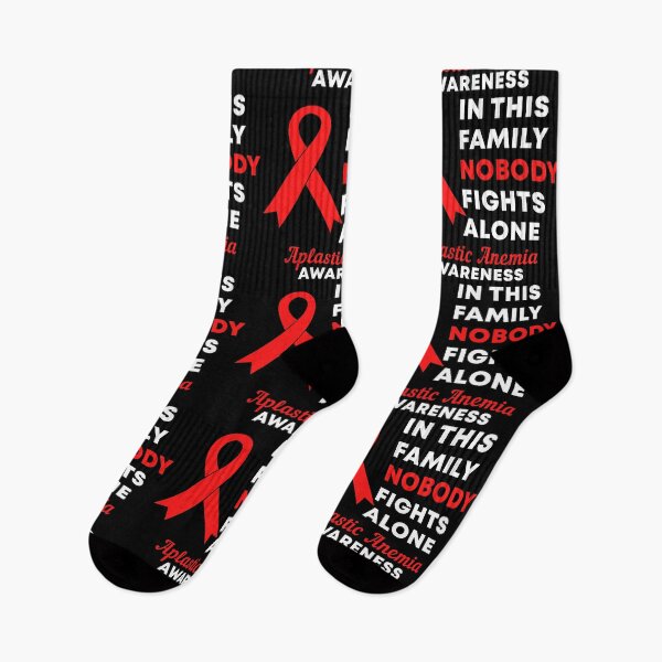 Item preview, In This Family Nobody Fights Alone Aplastic Anemia Awareness designed and sold by Color-Sparkle.