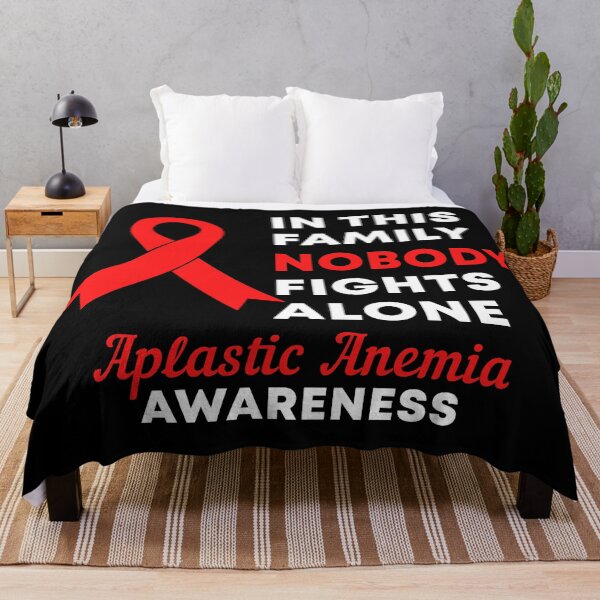 Item preview, In This Family Nobody Fights Alone Aplastic Anemia Awareness designed and sold by Color-Sparkle.