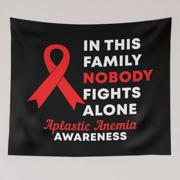 Item preview, In This Family Nobody Fights Alone Aplastic Anemia Awareness designed and sold by Color-Sparkle.