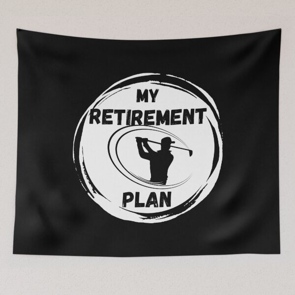 Artikelvorschau, Mein Ruhestandsplan Golf T-Shirt Cooles Design Tee entworfen und verkauft von LJ4EVER.