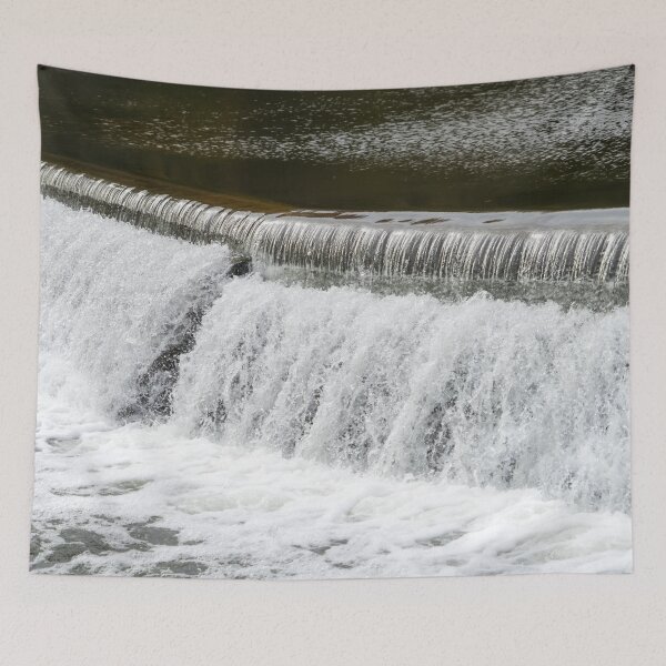Item preview, Silver Flow and Bubbles - Etienne Brule Humber River Dam designed and sold by Georgia Mizuleva.