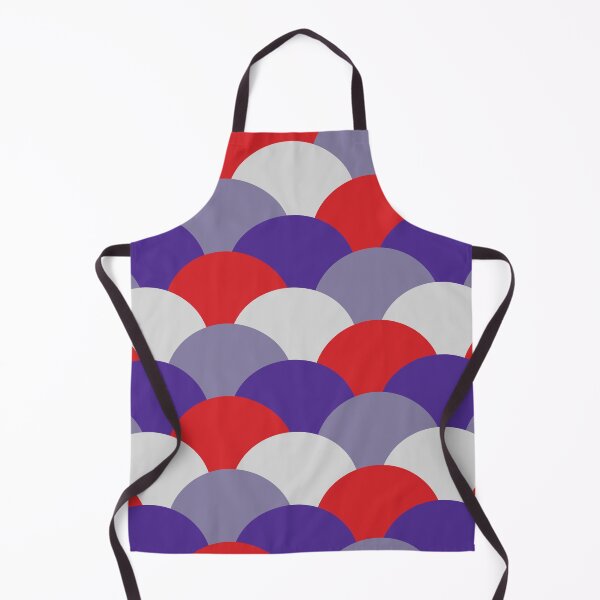 Item preview, Mermaid Fish Scale Underwater Wavy Pattern American Flag Colors designed and sold by NamColors.