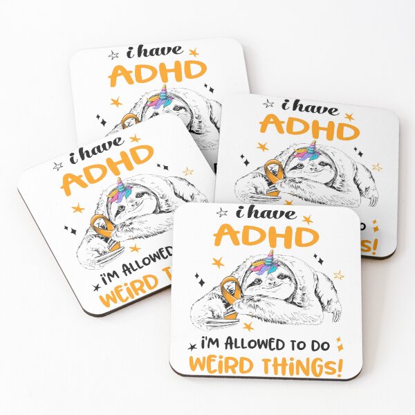 Item preview, I have ADHD i'm allowed to do Weird Things designed and sold by ElizabethS809.