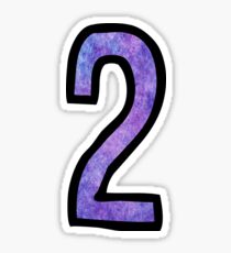 Number 2 Sticker