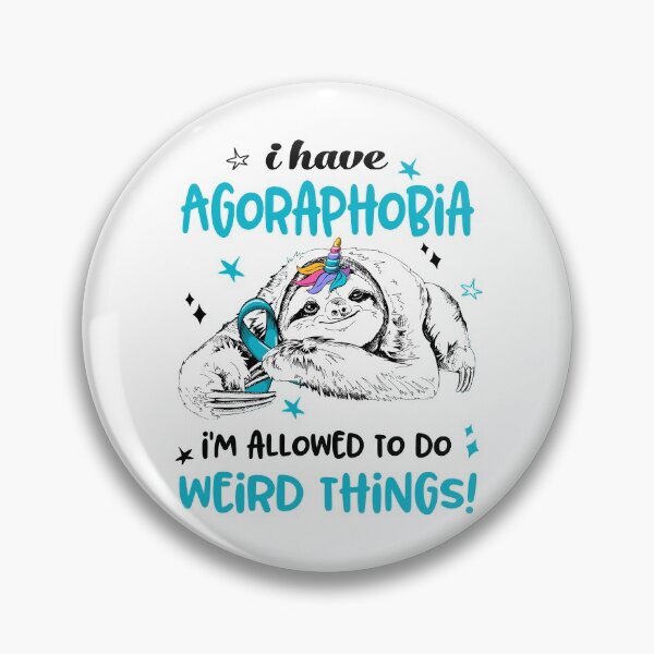 Item preview, I have Agoraphobia i'm allowed to do Weird Things designed and sold by ElizabethS809.