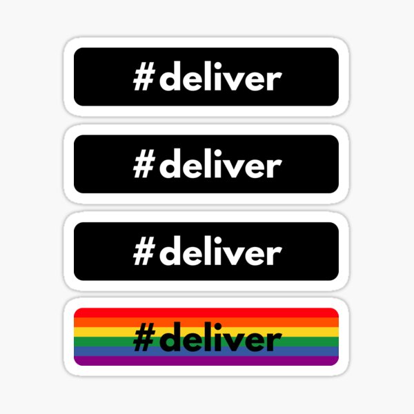 Item preview, Hashtag Deliver designed and sold by HashtagZone.