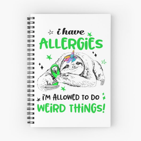 Item preview, I have Allergies i'm allowed to do Weird Things designed and sold by ElizabethS809.