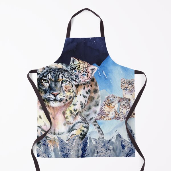 Item preview, Snow Leopard family love. Warmth in the Cold. designed and sold by Orianah.