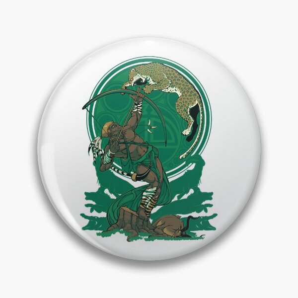 Item preview, Art Nouveau Oxossi  designed and sold by KingwoodMe.