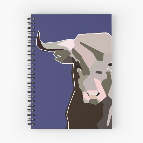 Item preview, Bull blue backround  designed and sold by BeccsByrd.